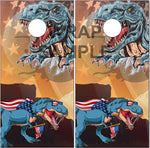 American T Rex Cornhole Boards