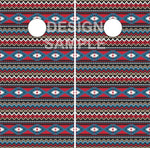 Aztec Pattern Cornhole Boards