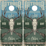 Buck Hunter Skull Chasers Cornhole Boards