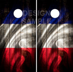 France Flag Wood Cornhole Boards