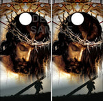 Jesus Christian Cross Cornhole Boards