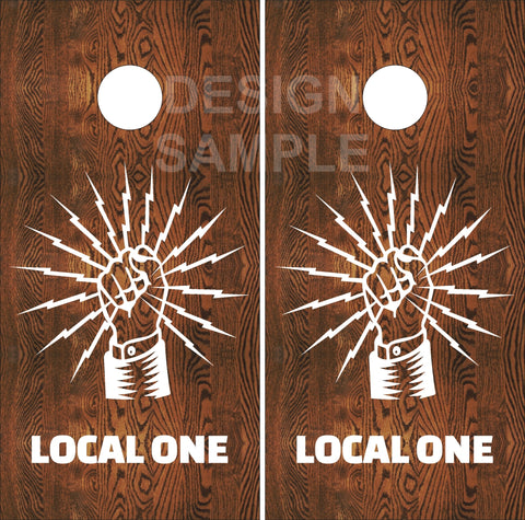 Local One Electric Cornhole Boards