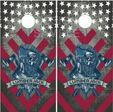 Lumberjack Flag Cornhole Boards