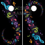 Music Notes Cornhole Boards