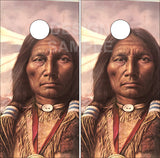 Native American Chief Cornhole Boards