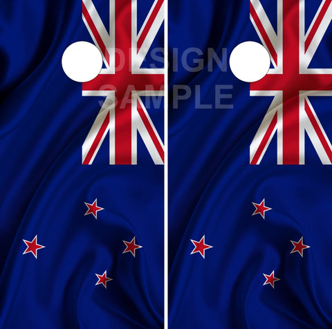 New Zealand Flag Cornhole Boards