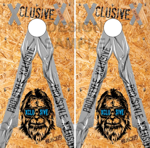 OSB Duct Tape Xclusive Bigfoot Cornhole Boards