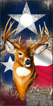 Texas Flag Buck Head Cornhole Boards