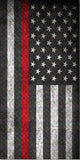 Firefighter Thin Red Line D Plate Cornhole Boards