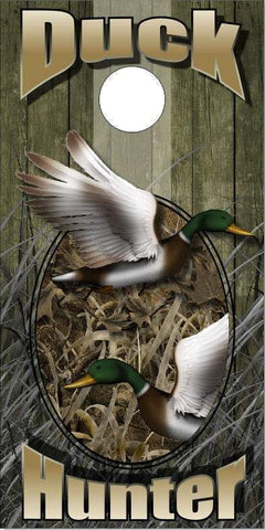 Duck Hunter Camo Blades Cornhole Boards