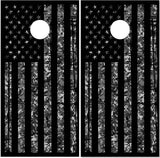 Digital Distressed American Flag Cornhole Boards