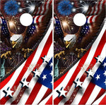 American Eagle Fireworks Cornhole Boards