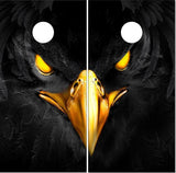 Black Eagle Eyes Cornhole Boards