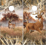 Deer Buck Tallgrass Cornhole Boards