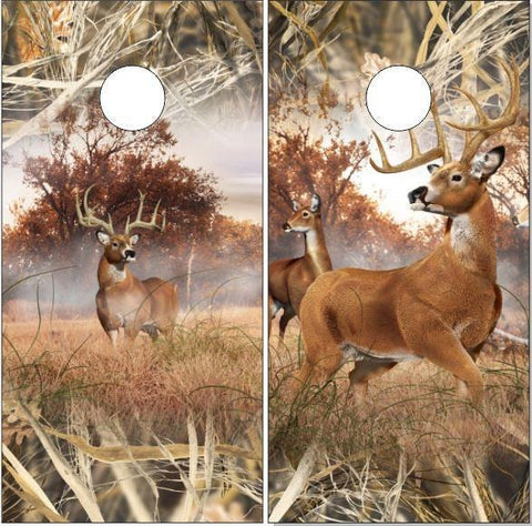 Deer Buck Tallgrass Cornhole Boards