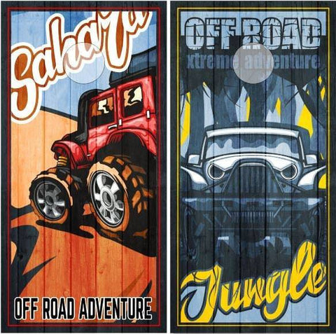 Offroad 4x4 Off Road Wood Cornhole Boards