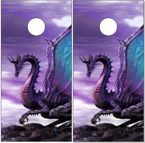 Purple Dragon Cornhole Boards