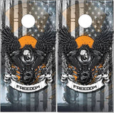 American Motorcycle Freedom Cornhole Boards