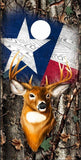 Buck Texas Flag Camo Cornhole Boards