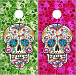 Sugar Skulls Cornhole Boards