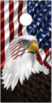 American Flag Eagle Cornhole Boards