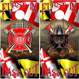 Maryland Flag FIre Department Cornhole Boards